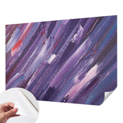 3D fototapet Färgglada penseldrag