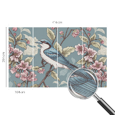 Fototapet barnrum Vårharmoni