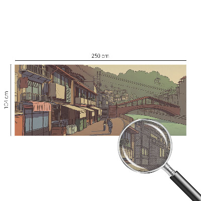 3D fototapet Pastelllandskap