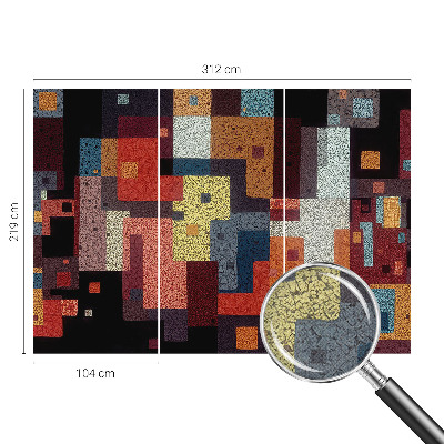 Fototapet barn Färgglada former