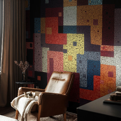 Fototapet barn Färgglada former