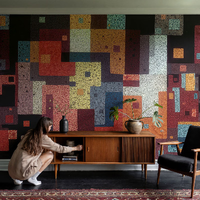 Fototapet barn med färgglada former