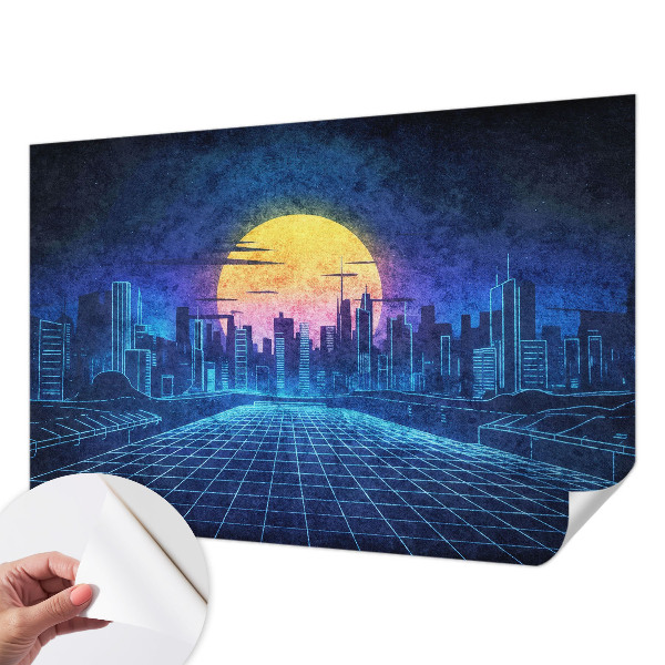 Fototapet för barn Futuristiskt landskap