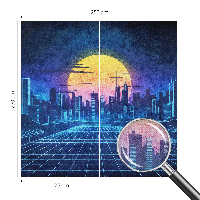 Fototapet för barn Futuristiskt landskap