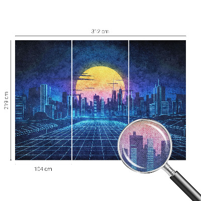 Fototapet för barn Futuristiskt landskap