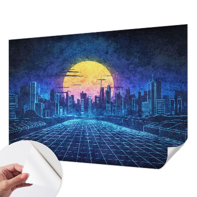 Fototapet för barn Futuristiskt landskap