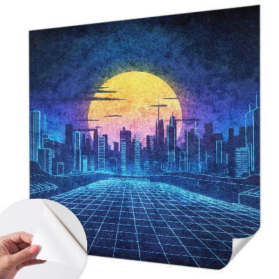 Fototapet för barn Futuristiskt landskap