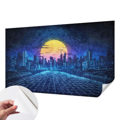 Fototapet för barn Futuristiskt landskap