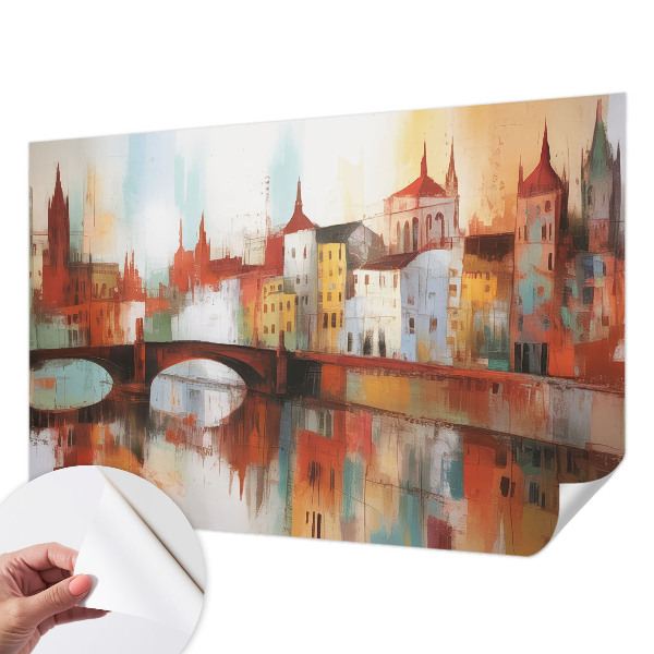 Fototapet barnrum Stadslandskap