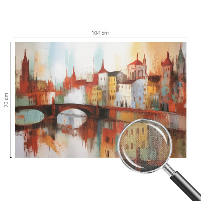 Fototapet barnrum Stadslandskap