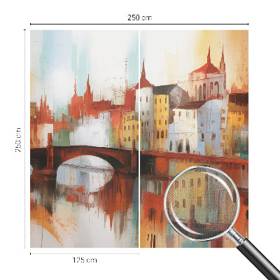 Fototapet barnrum Stadslandskap