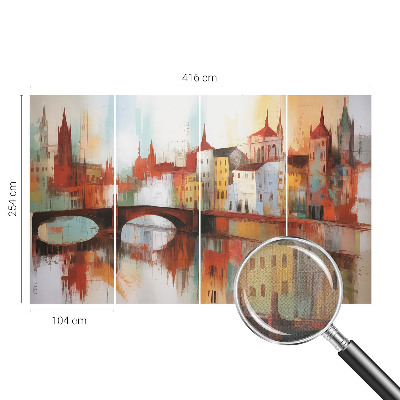 Fototapet barnrum Stadslandskap