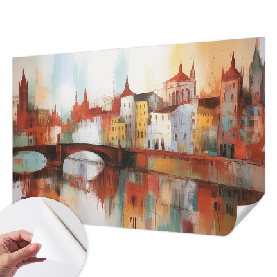 Fototapet barnrum Stadslandskap