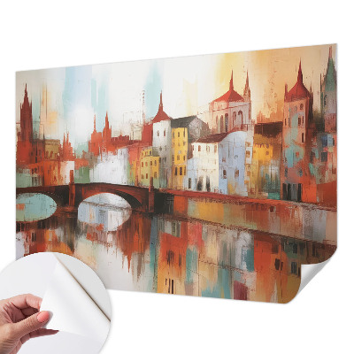 Fototapet barnrum Stadslandskap