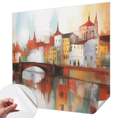 Fototapet barnrum Stadslandskap