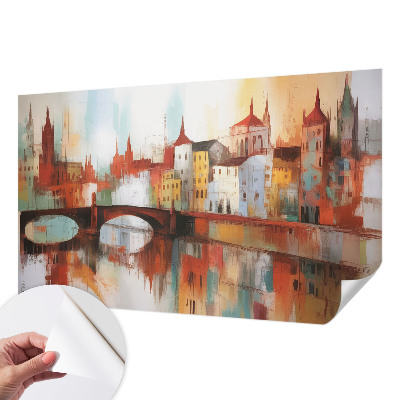 Fototapet barnrum Stadslandskap