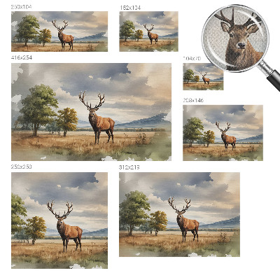 Självhäftande fotovägg Majestätisk hjort