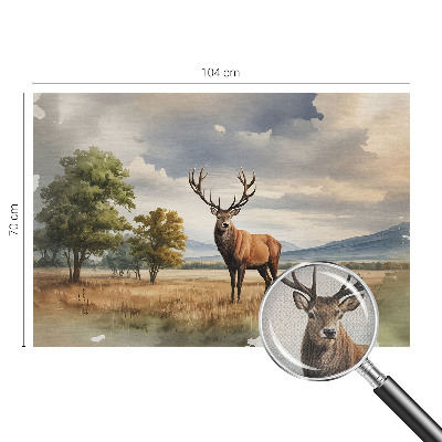 Självhäftande fotovägg Majestätisk hjort