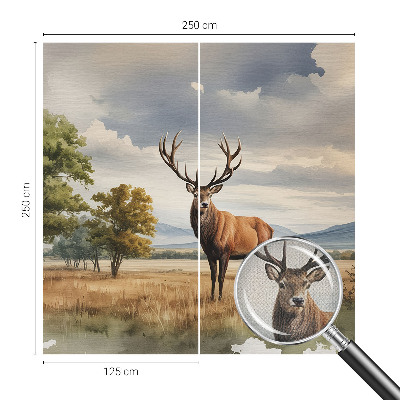 Självhäftande fotovägg Majestätisk hjort