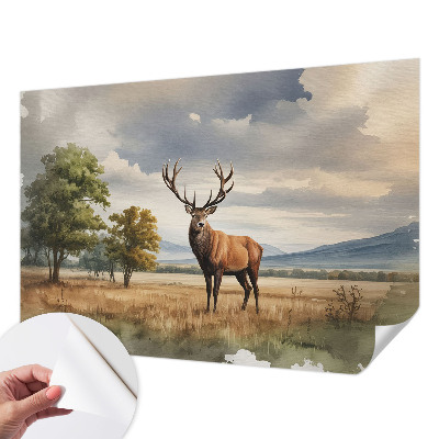 Självhäftande fotovägg Majestätisk hjort