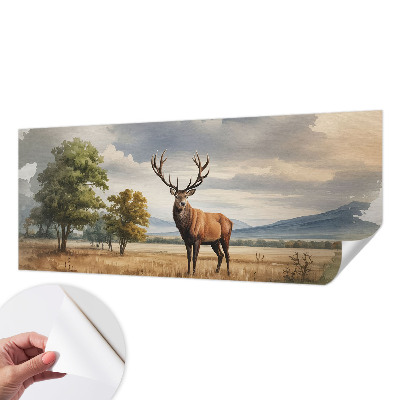Självhäftande fotovägg Majestätisk hjort