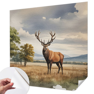 Självhäftande fotovägg Majestätisk hjort