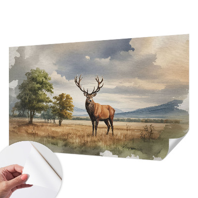 Självhäftande fotovägg Majestätisk hjort