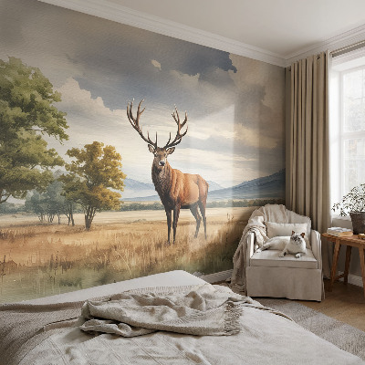 Självhäftande fotovägg Majestätisk hjort