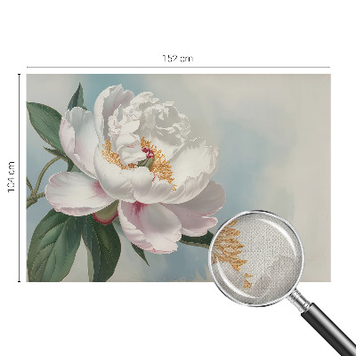 Peel and stick fototapet med motiv av en vacker pion