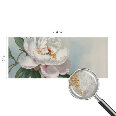 Peel and stick fototapet med motiv av en vacker pion