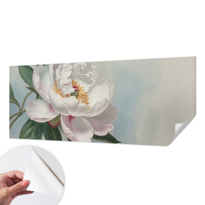Peel and stick fototapet med motiv av en vacker pion