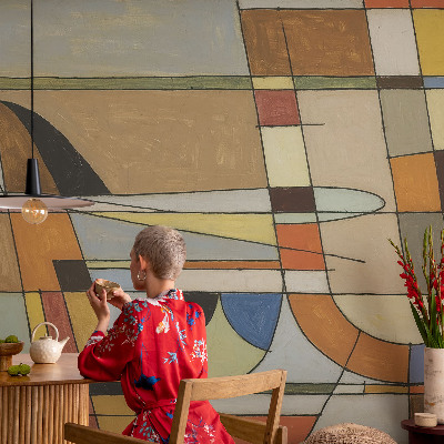 3D fototapet Geometrisk harmoni