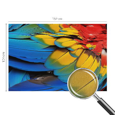 Peel and stick fototapet Regnbågsfjädrar