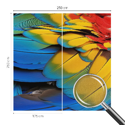 Peel and stick fototapet Regnbågsfjädrar