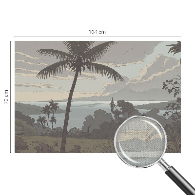 Fototapet för barn Exotiskt landskap