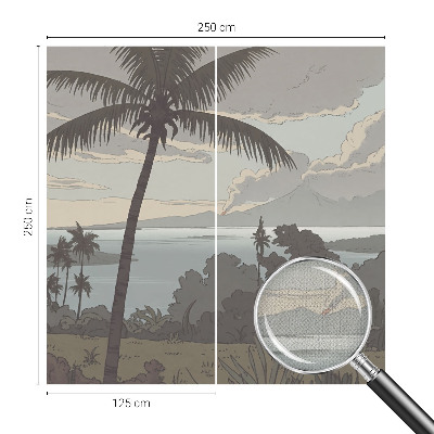 Fototapet för barn Exotiskt landskap