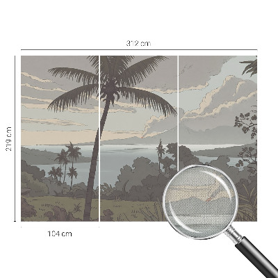 Fototapet för barn Exotiskt landskap