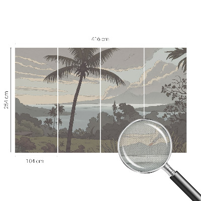 Fototapet för barn Exotiskt landskap