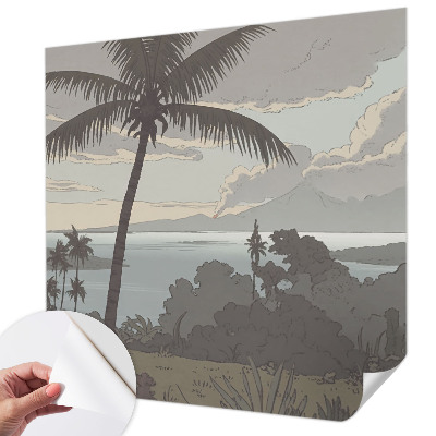 Fototapet för barn Exotiskt landskap