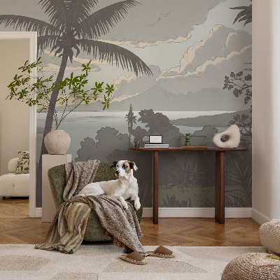 Fototapet för barn Exotiskt landskap