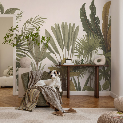 Peel and stick fototapet Exotiska blad