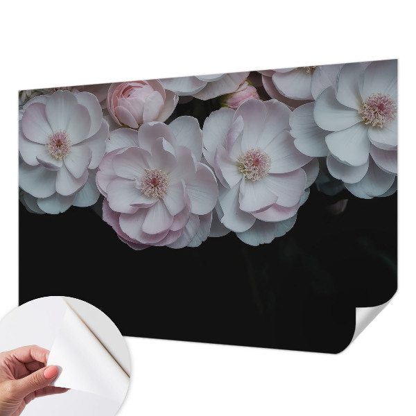 Självhäftande fototapet En delikat bukett