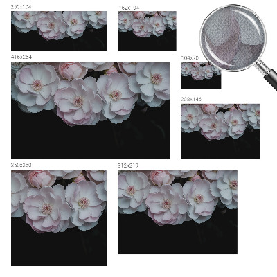 Självhäftande fototapet En delikat bukett