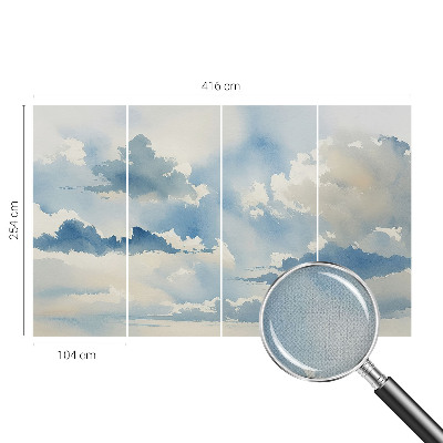 Fototapet barn Himmelska moln