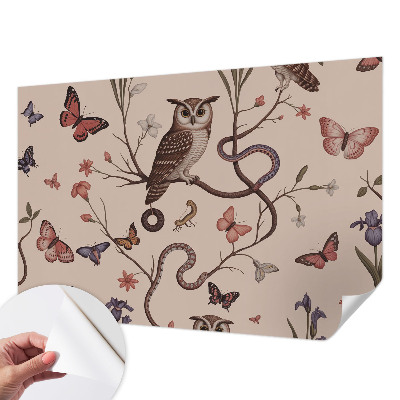 Fototapet för barn Uggla natur