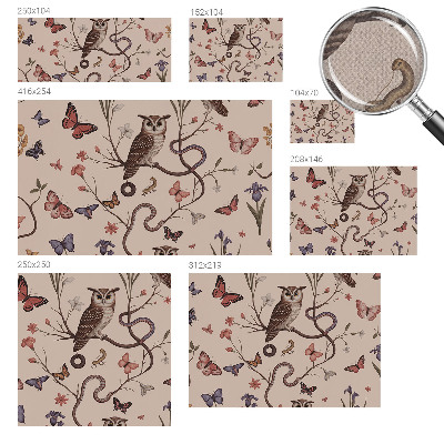 Fototapet för barn Uggla natur