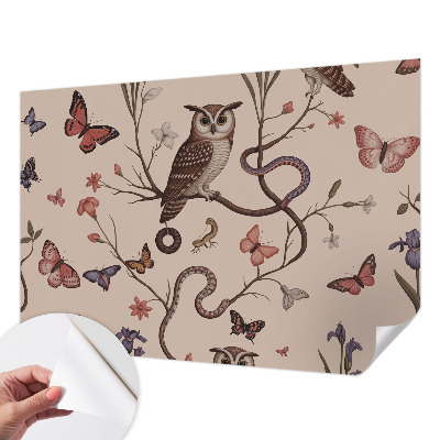 Fototapet för barn Uggla natur