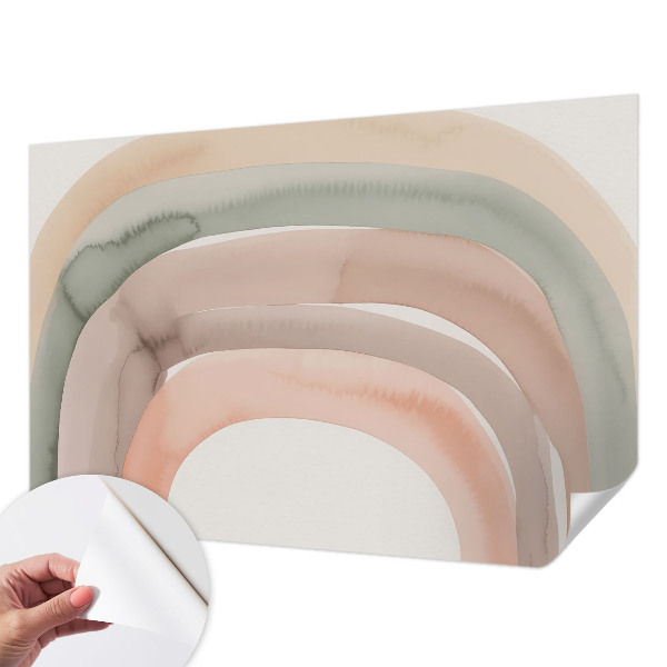 Fototapet barnrum Regnbågsbågar