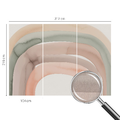 Fototapet barnrum Regnbågsbågar