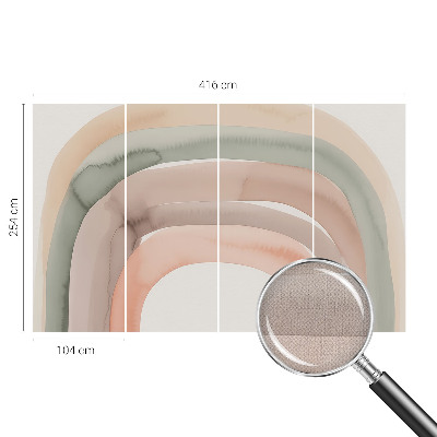 Fototapet barnrum Regnbågsbågar